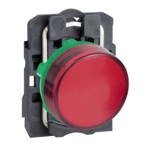 Kontrolní světlo Schneider Electric XB5AVM4, 22,5 mm, šroubovací, červená