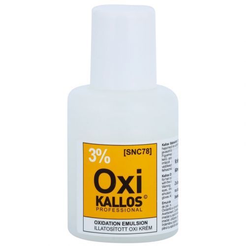 Kallos Oxi krémový peroxid pro profesionální použití (Oxidation Emulsion Oxi 3% [SNC78]) 60 ml