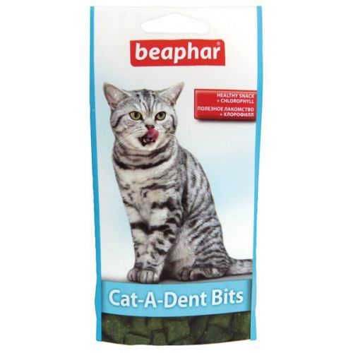 Pochoutka péče o zuby Beaphar Cat-A-Dent Bits 35g