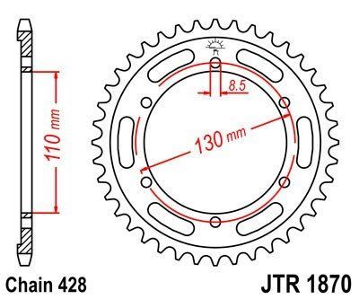 JT Sprockets Rozeta JTR 1870.46