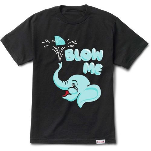 triko DIAMOND - Blow Me S/S Tee Black (BLK) velikost: L