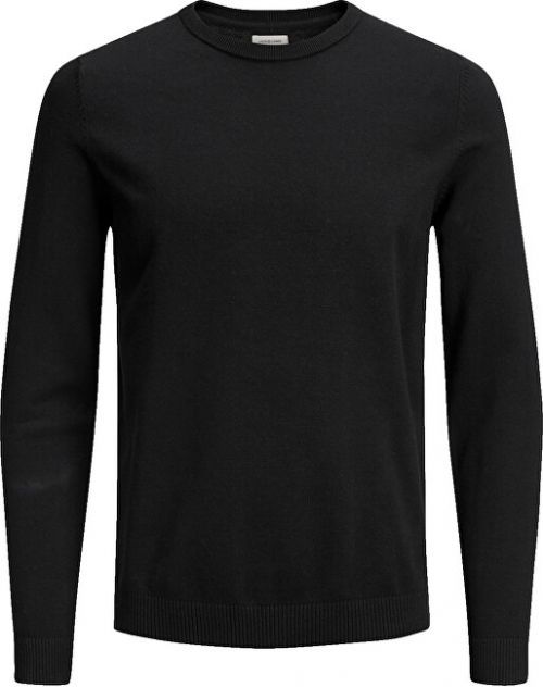 Jack&Jones Pánský svetr Jjebasic Knit Crew Neck Noos Deep Dephts Twisted With Black XXL