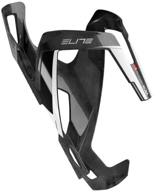 Elite Cycling Vico Carbon Bottle Cage Black/White