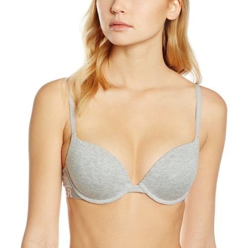 Podprsenka push-up 1387905870 šedá T|O Tommy Hilfiger - 80A - šedá