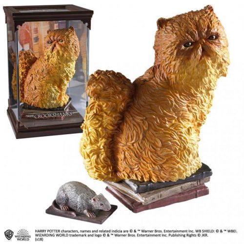 Noble Collection | Harry Potter Magical Creatures Statue - Crookshanks 13 cm