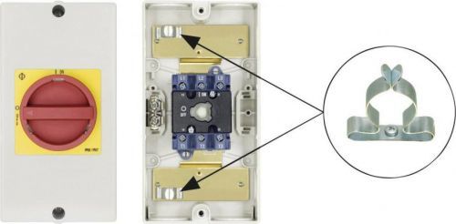Servisní vypínač odblokovatelný Kraus & Naimer KG10 T203/D-A076 KS51V, 1 x 90 °, červená, žlutá, 1 ks
