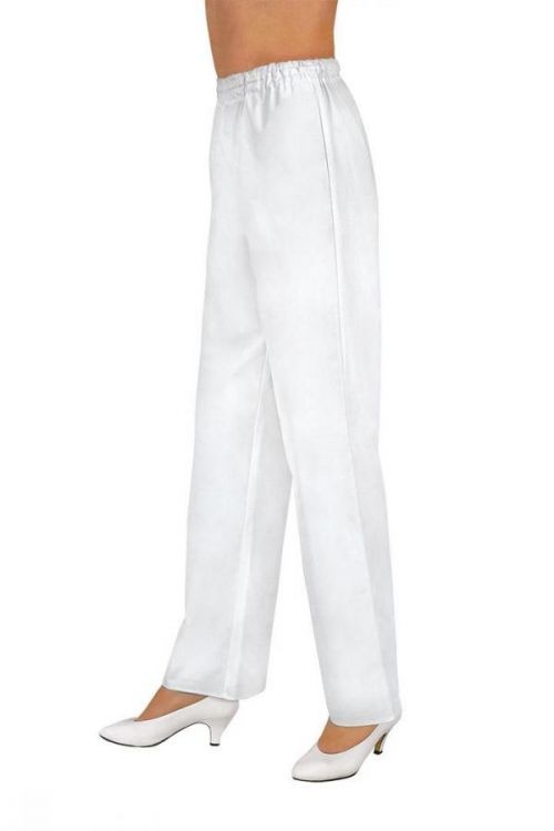 Bílé pracovní kalhoty Uni - bavlna