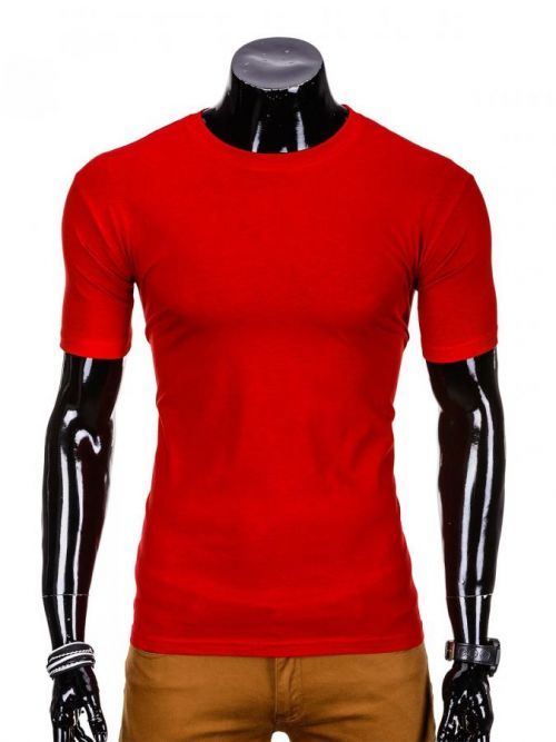 EDOTI Červené tričko s krátkým rukávem S970 Velikost: S