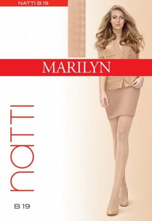Dámské punčochy Natti B19 - Marilyn - 1/2 - popelavá
