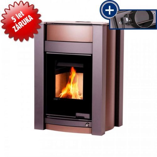 AQUAFLAM VARIO Krbová kamna AQUAFLAM VARIO - KALMAR 11/5 kW hnědá, elektronická regulace