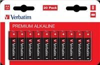 VERBATIM  AA  Alkalická Baterie 20 Pack / LR6