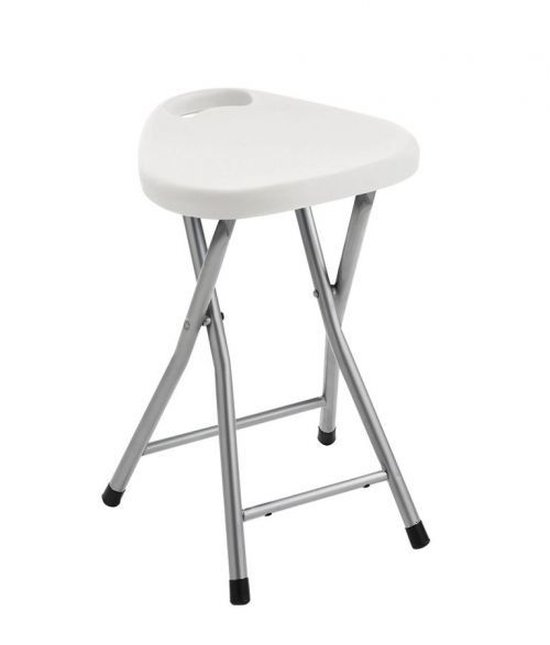 AQUALINE Koupelnová stolička 30x46,5x29,3 cm, bílá ( CO75 )