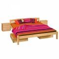Manželská postel 8805 borovice lakovaná 160x200 Idea