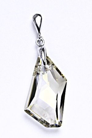 ČIŠTÍN s.r.o Stříbrný přívěšek s krystalem Swarovski silver shade,přívěšek ze stříbra,P 1313/22 6377