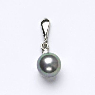 ČIŠTÍN s.r.o Stříbrný přívěšek s um. perlou, přívěsek ze stříbra, stříbrná perla se skutečným perleťovým leskem P 1207/22 4252