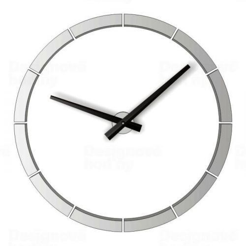 CalleaDesign Designové nástěnné hodiny 1574 Calleadesign 100cm Barva wenge