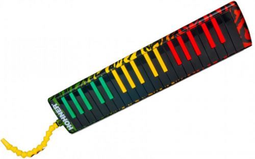 Hohner Airboard Rasta 32 Foukací klávesová harmonika