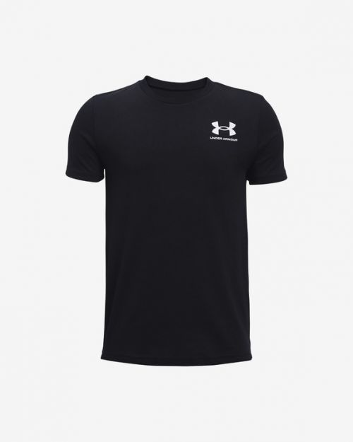 Under Armour Sportstyle Left Chest Triko dětské Černá