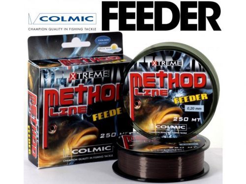 Colmic Extreme Method Line Feeder - rybářský vlasec - balení 250m Průměr: 0.14mm / 2.50kg / 250m