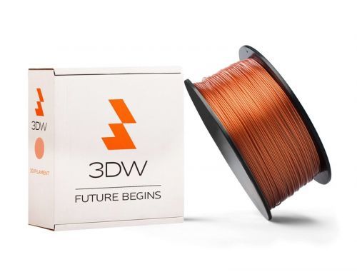 3DW - PLA filament 1,75mm měděná, 1kg, tisk 190-210°C, D12112