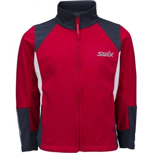 Bunda Swix Steady - juniorská, na běžky, červená 99990 - velikost 116/6y