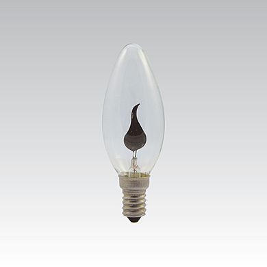 Ozdobná doutnavka Svíčka 3W, 230V, E14