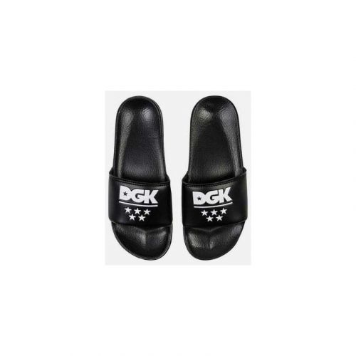 pantofle DGK - Lounge Slide Slippers Black (BLACK)