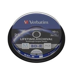 Verbatim BD-R M-Disc 25GB, 4x, printable, 10-cake