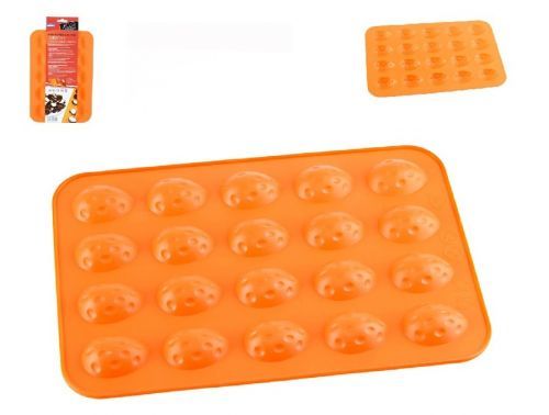 Vánoční forma na ořechy silikonová hnědá - Orion