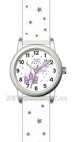 Náramkové hodinky JVD basic J7135.1.1 bílá J7135.1.1 bílá-fialová