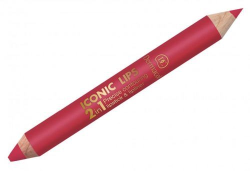 Dermacol Rtěnka Iconic lips 2v1 02