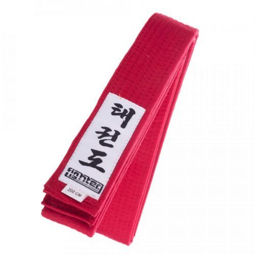 Fighter Taekwondo ITF pásek - červená 150