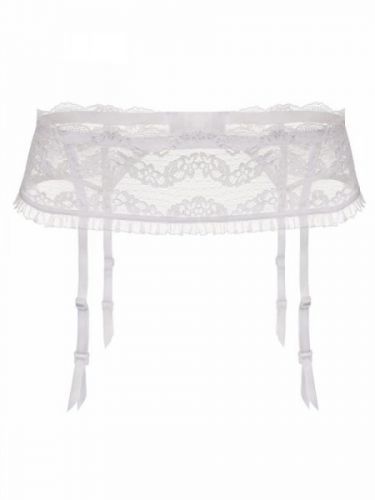 Julimex lilly bílý Podvazkový pás XL bílá