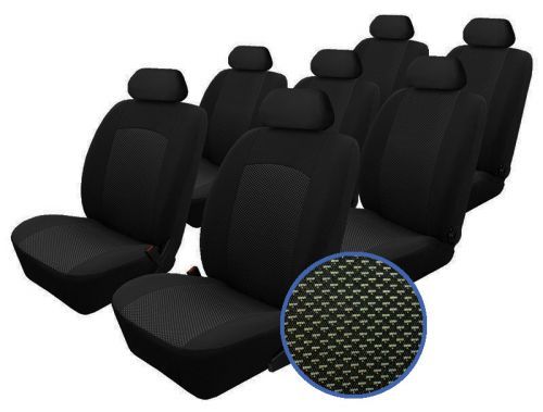 Automega Autopotahy DACIA LODGY, 7 míst, BEZ STOLKŮ A BEZ LOKETNÍ OPĚRKY, od r. 2012, Dynamic žakar