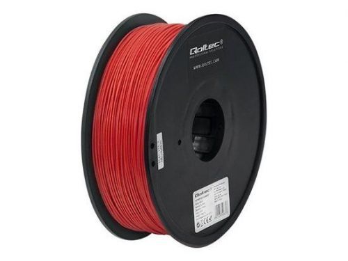 QOLTEC Professional filament for 3D printing PLA PRO 1.75mm 1 kg Red, 50674