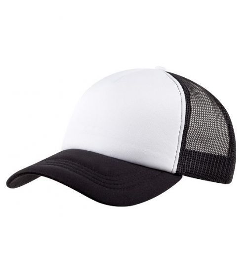 Kšiltovka CoFEE Trucker - černá-bílá