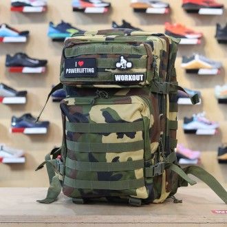 Workout Military batoh WORKOUT - zelené camo wor187