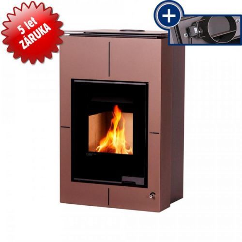 AQUAFLAM VARIO Krbová kamna AQUAFLAM VARIO - SAPORO 11/5 kW hnědá, elektronická regulace