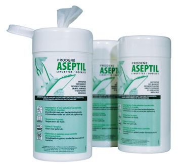 Laboratoires STÉRIDINE | DEZINFEKČNÍ UBROUSKY ASEPTIL - 100
