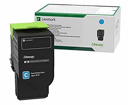 Lexmark originální toner 80C0S20, cyan, 2000str., Lexmark CX310dn, CX310n