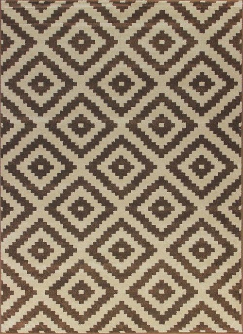 Berfin Dywany Kusový koberec Artos 1639 Brown - 60x100 cm Béžová