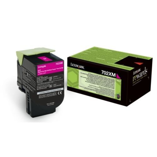 Lexmark originální toner 70C2XM0, magenta, 4000str., return, extra high capacity, Lexmark CS510de, CS510dte