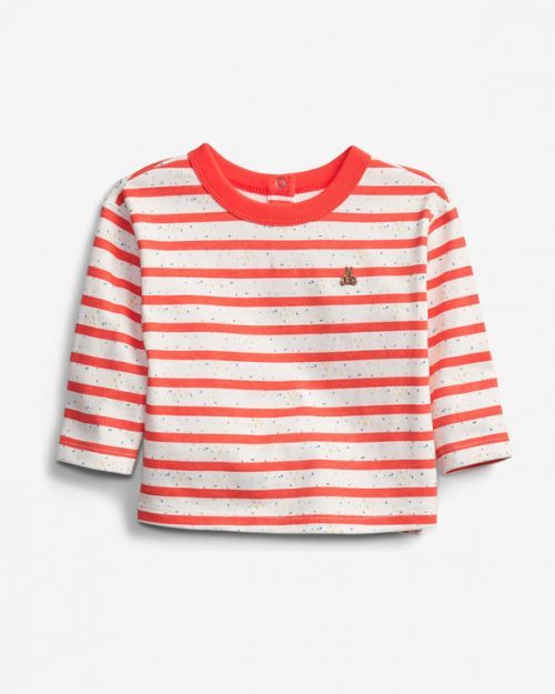 GAP Stripe Triko dětské Červená