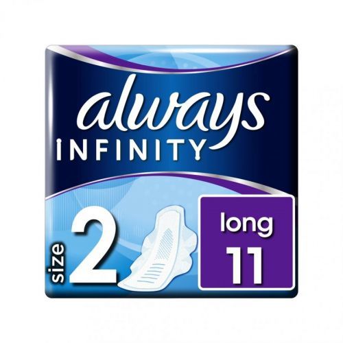 ALWAYS Infinity Long (velikost 2) vložky s křidélky 11 ks