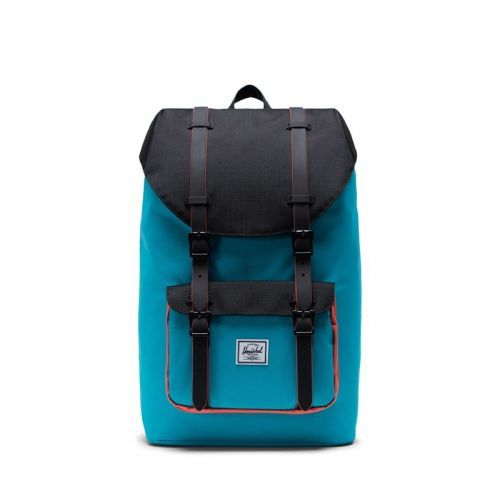 batoh HERSCHEL - Herschel Little America Mid-Volume Blue Bird-Black-Emberglow (04461) velikost: OS