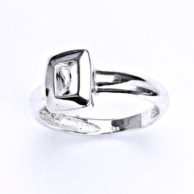 ČIŠTÍN s.r.o Prsten stříbrný se syntetickým zirkonem,prsten ze stříbra T 1150 13861