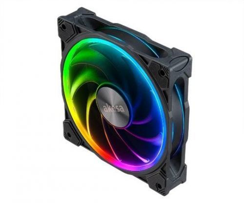 přídavný ventilátor Akasa SOHO AR LED 12 cm RGB, AK-FN108