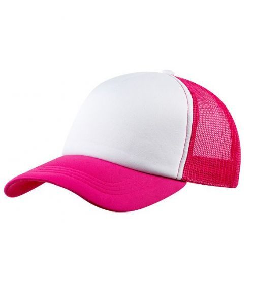 Kšiltovka CoFEE Trucker - růžová-bílá