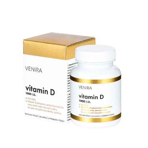VENIRA vitamin D3, 80 kapslí