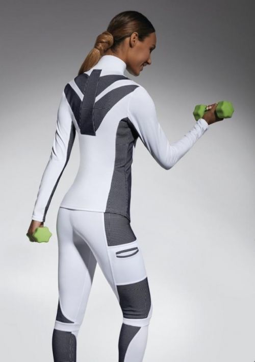 Mikina Passion Blouse - Bas Bleu - S - bílá